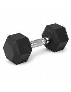 Hantel Żeliwny hantla ciężarek Gumowany HEX 7,5 kg do Ćwiczeń