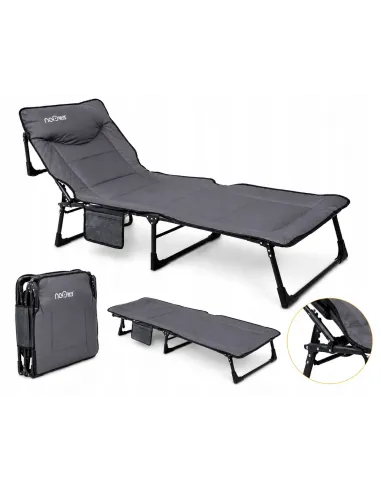 Łóżko Turystyczne Składane Polowe Kanadyjka Leżak Camping 200x65 cm 150 kg