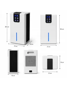 MOCNY OSUSZACZ POWIETRZA 0,7l/24h POCHŁANIACZ WILGOCI 70W 2L Ølven 2