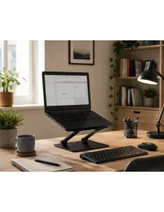 PODSTAWKA METALOWA Czarna RisePro Regulowana do Laptopa 10-17 cali stabilna 2