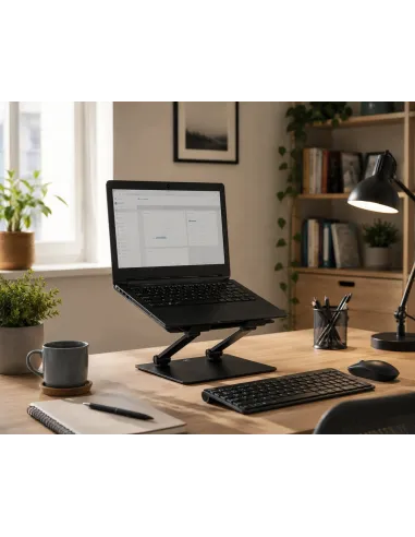 PODSTAWKA METALOWA Czarna RisePro Regulowana do Laptopa 10-17 cali stabilna