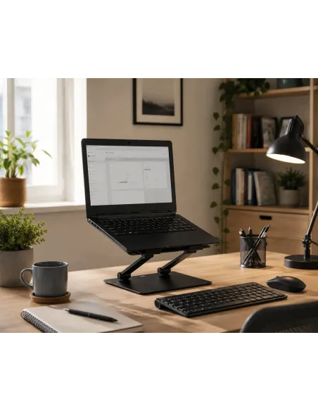 PODSTAWKA METALOWA Czarna RisePro Regulowana do Laptopa 10-17 cali stabilna