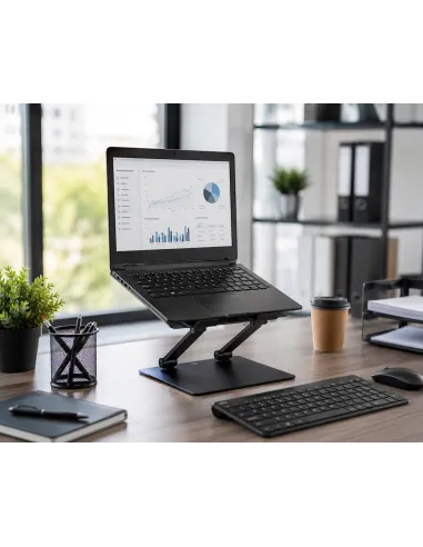 PODSTAWKA METALOWA Czarna RisePro Regulowana do Laptopa 10-17 cali stabilna
