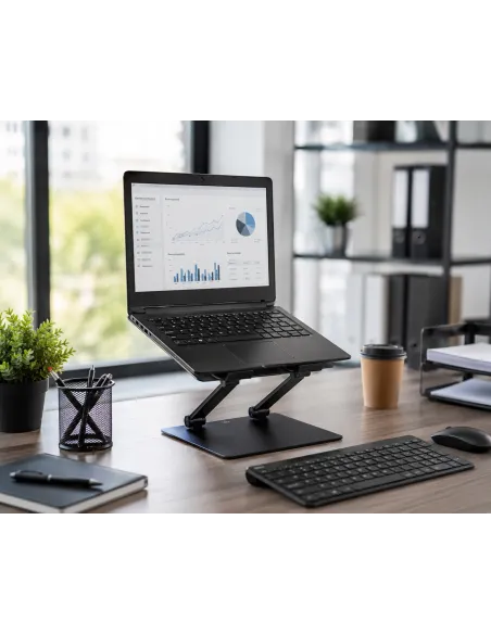 PODSTAWKA METALOWA Czarna RisePro Regulowana do Laptopa 10-17 cali stabilna