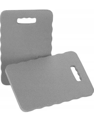 2x MATA WARSZTATOWA OGRODOWA KLĘCZNIK PODKŁADKA POD KOLANA 40x26cm SZARA