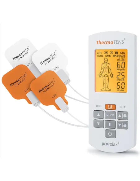 Elektrostymulator Mięśni i Nerwów TENS EMS MASAŻ GRZANIE 60 prog Elektrody