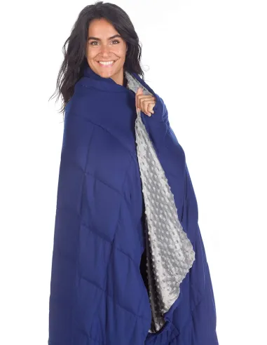 KOŁDRA OBCIĄŻENIOWA 8,5kg 120x180 Sensoryczna Antystresowa Koc PREMIUM