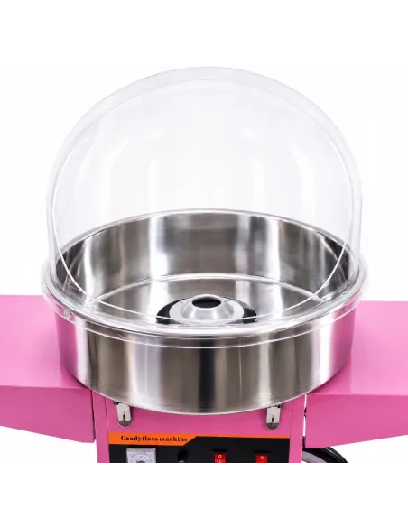 MASZYNA DO WATY CUKROWEJ 1200W Z WÓZKIEM PROFESJONALNA XXL 72cm