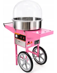 MASZYNA DO WATY CUKROWEJ 1200W Z WÓZKIEM PROFESJONALNA XL 52cm