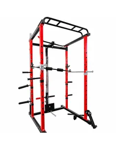 Klatka Treningowa do Ćwiczeń Wielofunkcyjna Power Rack Drążek Wyciąg Atlas