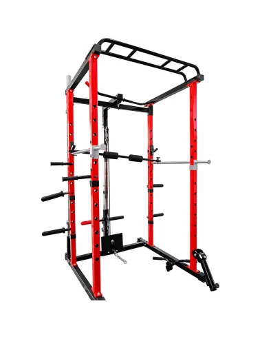 Klatka Treningowa do Ćwiczeń Wielofunkcyjna Power Rack Drążek Wyciąg Atlas