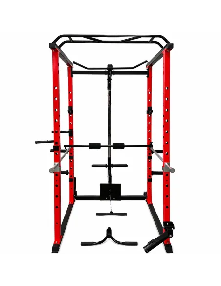 Klatka Treningowa do Ćwiczeń Wielofunkcyjna Power Rack Drążek Wyciąg Atlas