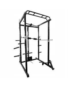 Klatka Treningowa do Ćwiczeń Wielofunkcyjna Power Rack Drążek Wyciąg Atlas 2
