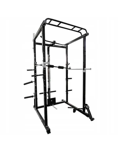 Klatka Treningowa do Ćwiczeń Wielofunkcyjna Power Rack Drążek Wyciąg Atlas