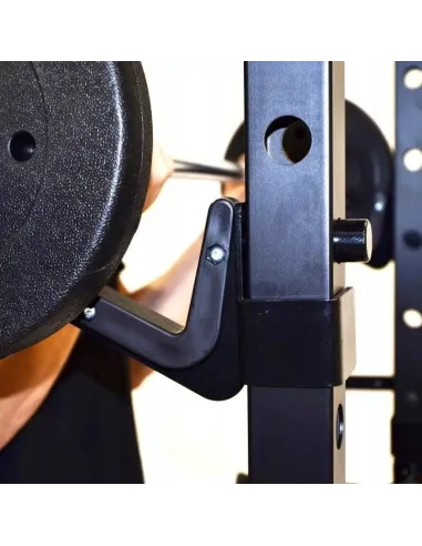 Klatka Treningowa do Ćwiczeń Wielofunkcyjna Power Rack Drążek Wyciąg Atlas