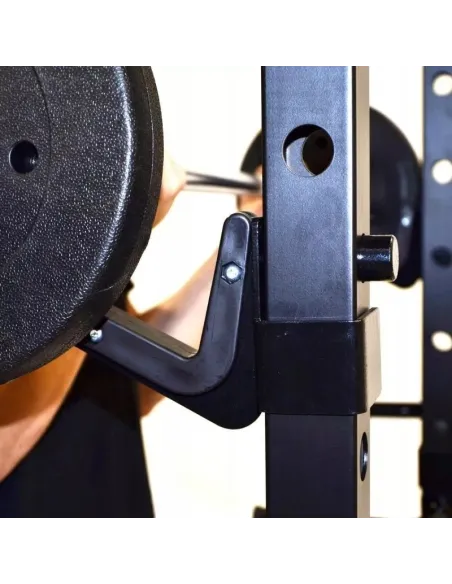 Klatka Treningowa do Ćwiczeń Wielofunkcyjna Power Rack Drążek Wyciąg Atlas