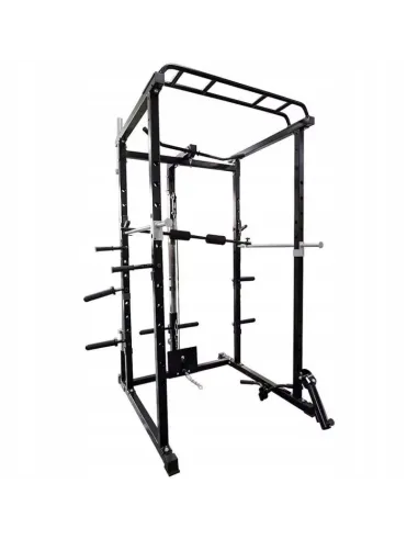 Klatka Treningowa do Ćwiczeń Wielofunkcyjna Power Rack Drążek Wyciąg Atlas