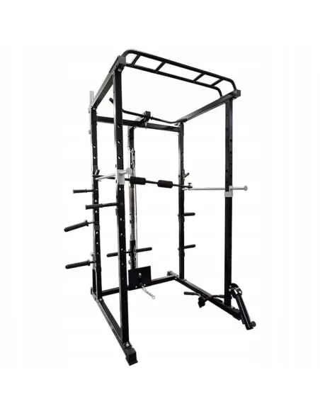 Klatka Treningowa do Ćwiczeń Wielofunkcyjna Power Rack Drążek Wyciąg Atlas