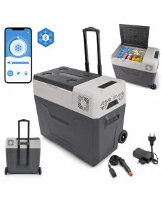 Lodówka Kompresorowa Elektryczna Zamrażarka Samochodowa 50l na Kółkach BT