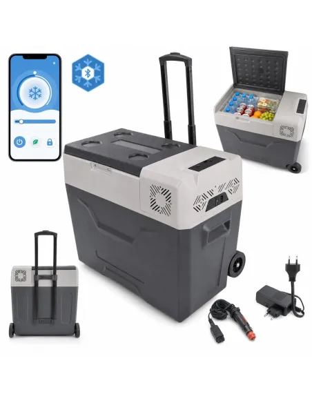 Lodówka Kompresorowa Elektryczna Zamrażarka Samochodowa 50l na Kółkach BT