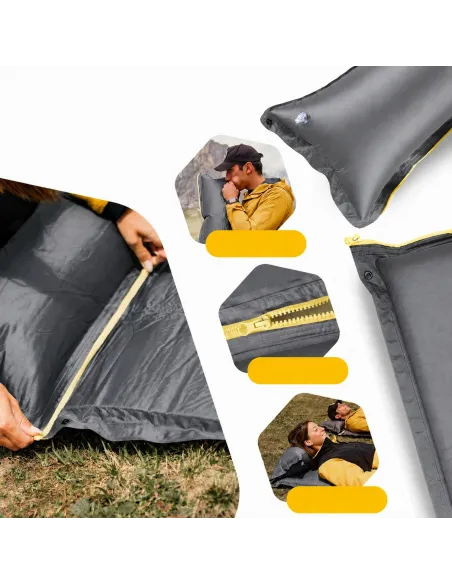MATA KARIMATA TURYSTYCZNA SAMOPOMPUJĄCA 5cm Z PODUSZKĄ 190x60cm Comfort XL
