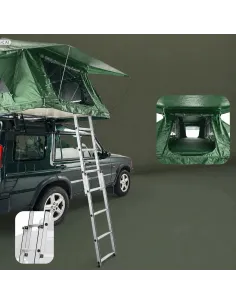 Duży Namiot Dachowy 140×240cm Samochodowy PRIME TECH Soft Shell 2