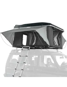 Aluminiowy Namiot Dachowy 215x140cm samochodowy PRIME TECH NEVADA Szary