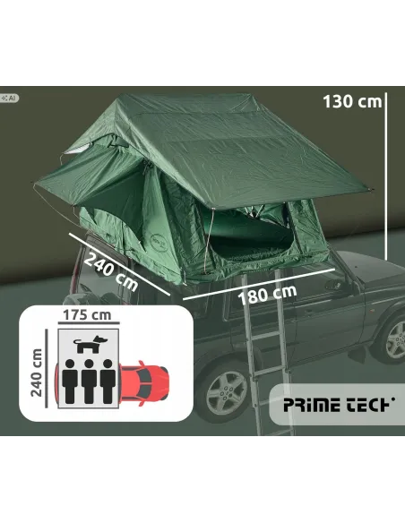 Wielki Namiot Dachowy 180×240cm Samochodowy PRIME TECH Soft Shell XL