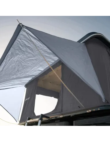Aluminiowy Namiot Dachowy 215x140cm samochodowy PRIME TECH + PRZEDSIONEK