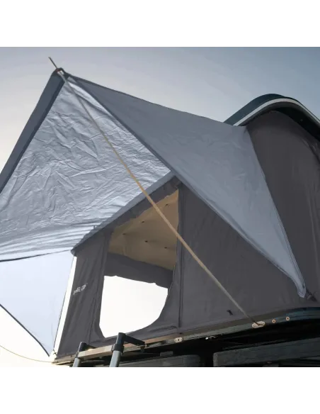 Aluminiowy Namiot Dachowy 215x140cm samochodowy PRIME TECH + PRZEDSIONEK