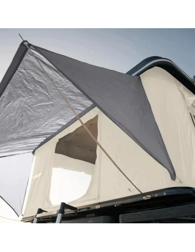 Aluminiowy Namiot Dachowy 215x140cm samochodowy PRIME TECH + PRZEDSIONEK