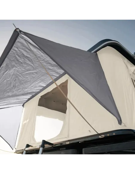 Aluminiowy Namiot Dachowy 215x140cm samochodowy PRIME TECH + PRZEDSIONEK