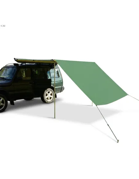 Przedłużenie Markizy Samochodowej 250x200 cm TARP Zadaszenie Ściana Boczna