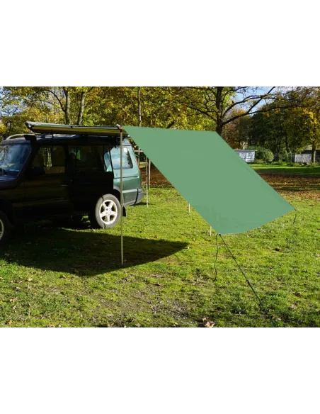 Przedłużenie Markizy Samochodowej 200x200 cm TARP Zadaszenie Ściana Boczna