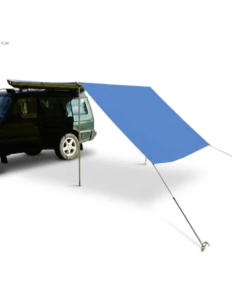Przedłużenie Markizy Samochodowej 200x200 cm TARP Zadaszenie Ściana Boczna
