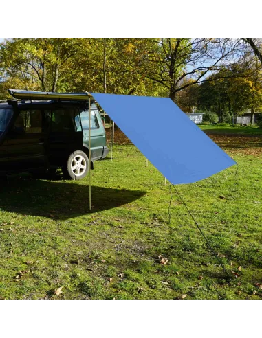 Przedłużenie Markizy Samochodowej 200x200 cm TARP Zadaszenie Ściana Boczna