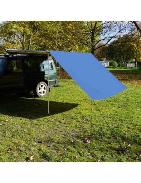Przedłużenie Markizy Samochodowej 200x200 cm TARP Zadaszenie Ściana Boczna