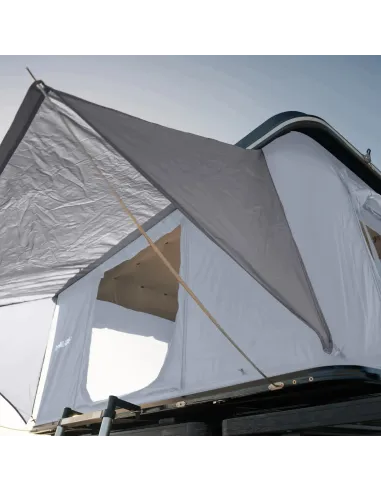 Aluminiowy Namiot Dachowy 215x140cm samochodowy PRIME TECH + PRZEDSIONEK
