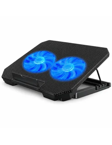 PODSTAWKA PODKŁADKA CHŁODZĄCA LAPTOP 12-17 LED REGULOWANA 2 WENTYLATORY USB