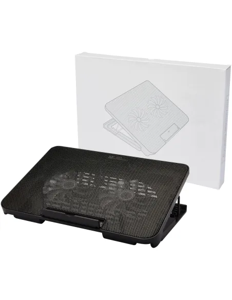 PODSTAWKA PODKŁADKA CHŁODZĄCA LAPTOP 12-17 LED REGULOWANA 2 WENTYLATORY USB