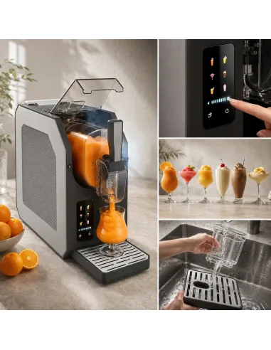MASZYNA Do LODU GRANITY SLUSHY Slushie 1,9l MROŻONYCH DRINKÓW 6 PROGRAMÓW
