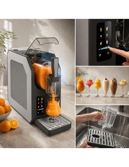 MASZYNA Do LODU GRANITY SLUSHY Slushie 1,9l MROŻONYCH DRINKÓW 6 PROGRAMÓW