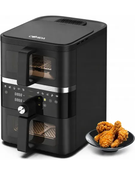 Frytkownica beztłuszczowa Dwukomorowa 10L Air Fryer Comida 2500W 10xprogram