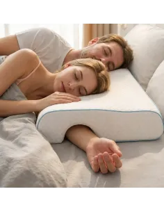 Poduszka Ortopedyczna Memory Foam dla Par i Śpiących na Boku Bez Drętwienia 2