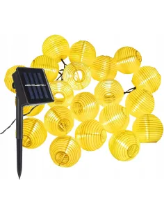 Lampiony Solarne 8M 30 LED Ogród Balkon Taras Party
