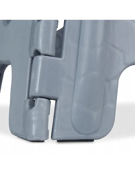 Taboret Stołek Podnóżek 39.5cm SKŁADANY ROZKŁADANY Szary XL