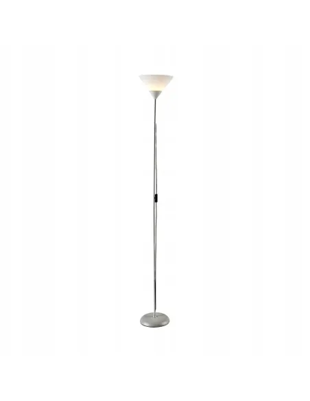 Lampa podłogowa INSPIRE Shade E27 60 W biały, szary