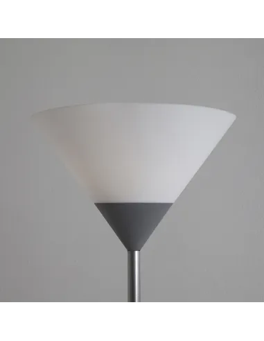Lampa podłogowa INSPIRE Shade E27 60 W biały, szary