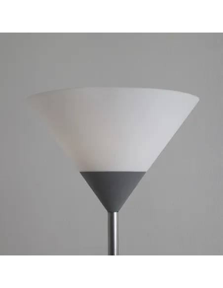 Lampa podłogowa INSPIRE Shade E27 60 W biały, szary