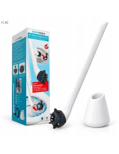 EASYmaxx Szczotka do czyszczenia toalety Silikonowa szczotka do WC 2w1